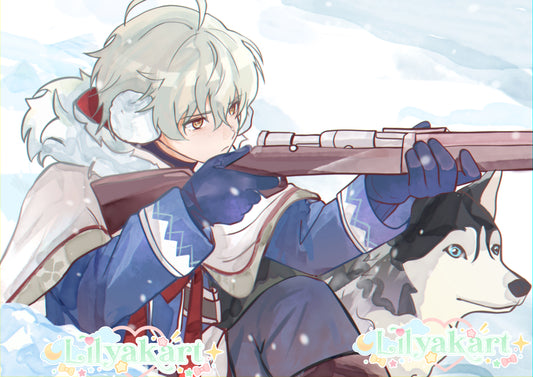 A5 Alyosha print - Genshin Impact