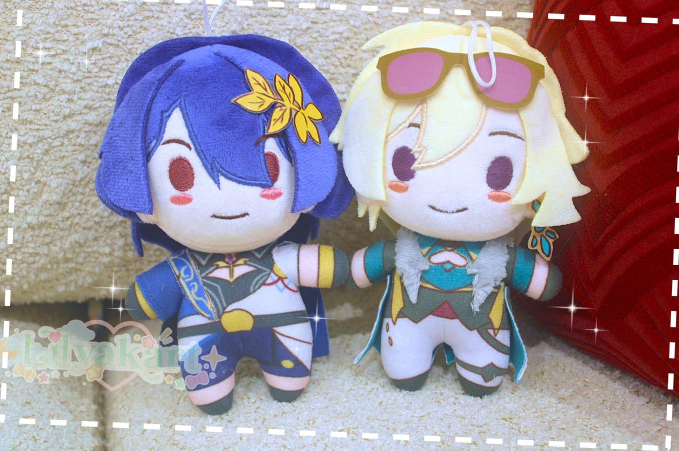 [PREORDER ] Aventurine and Dr. Ratio plushies - Honkai Star Rail