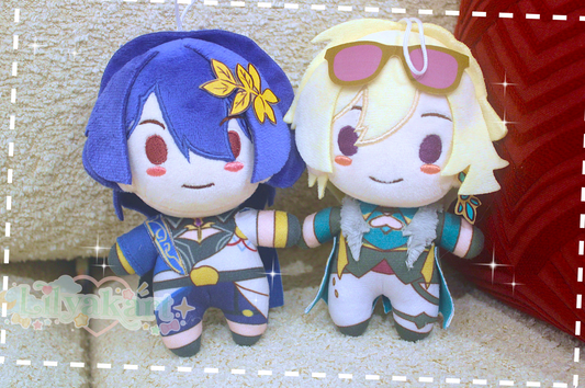 [PREORDER ] Aventurine and Dr. Ratio plushies - Honkai Star Rail