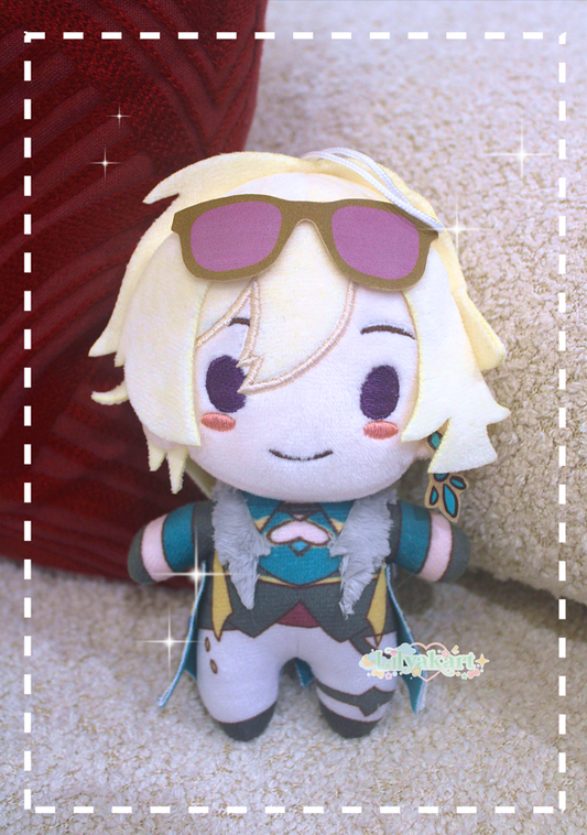 [PREORDER ] Aventurine and Dr. Ratio plushies - Honkai Star Rail