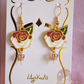 Heartslabyul earrings - Twisted Wonderland