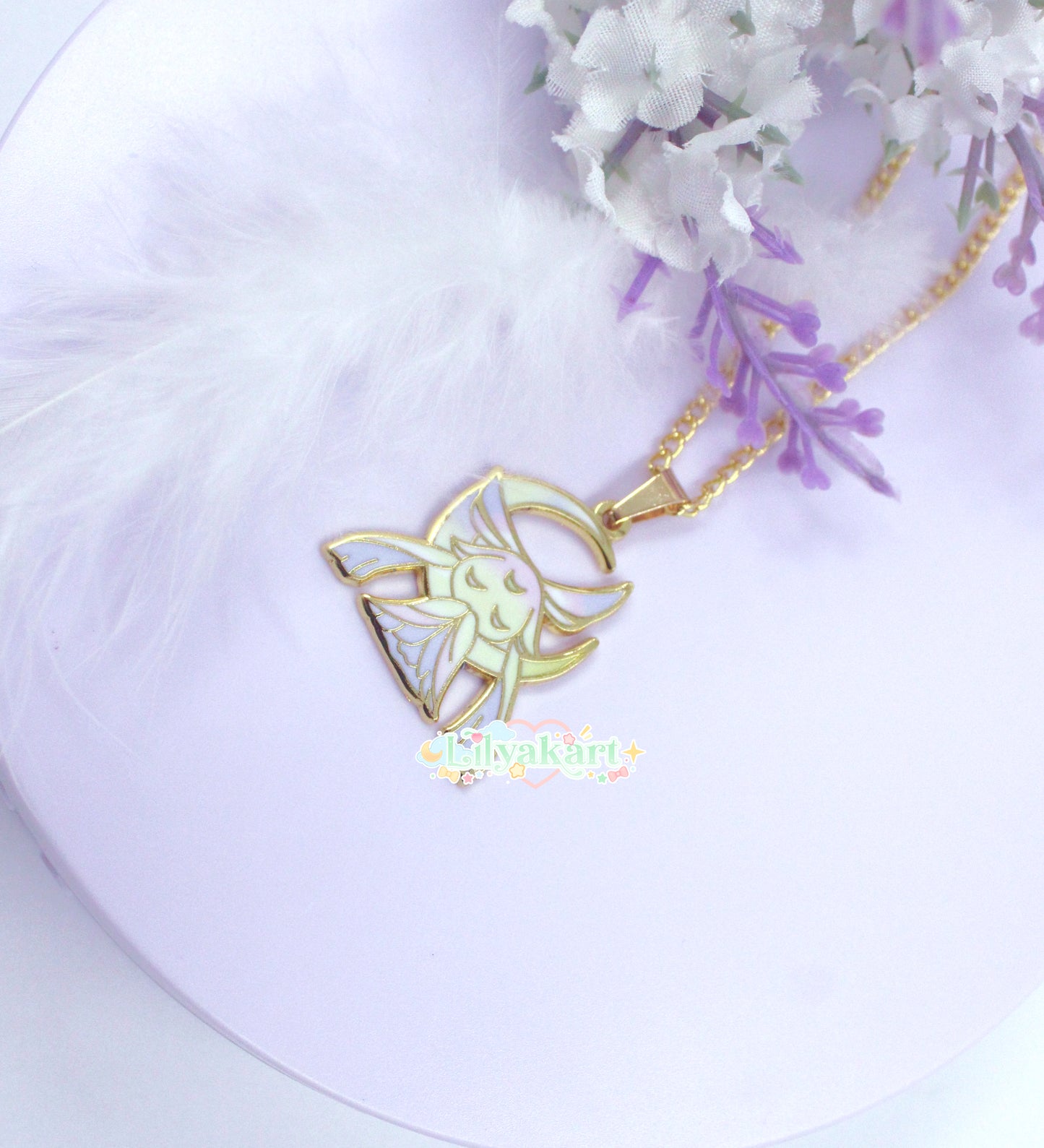 Columbina/ Kuuvahki - Genshin Impact necklace pendant