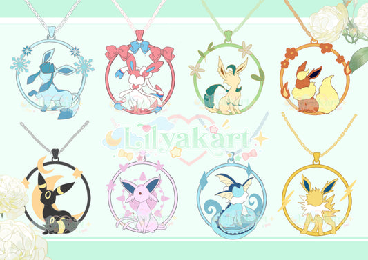 Eeveevolutions necklace