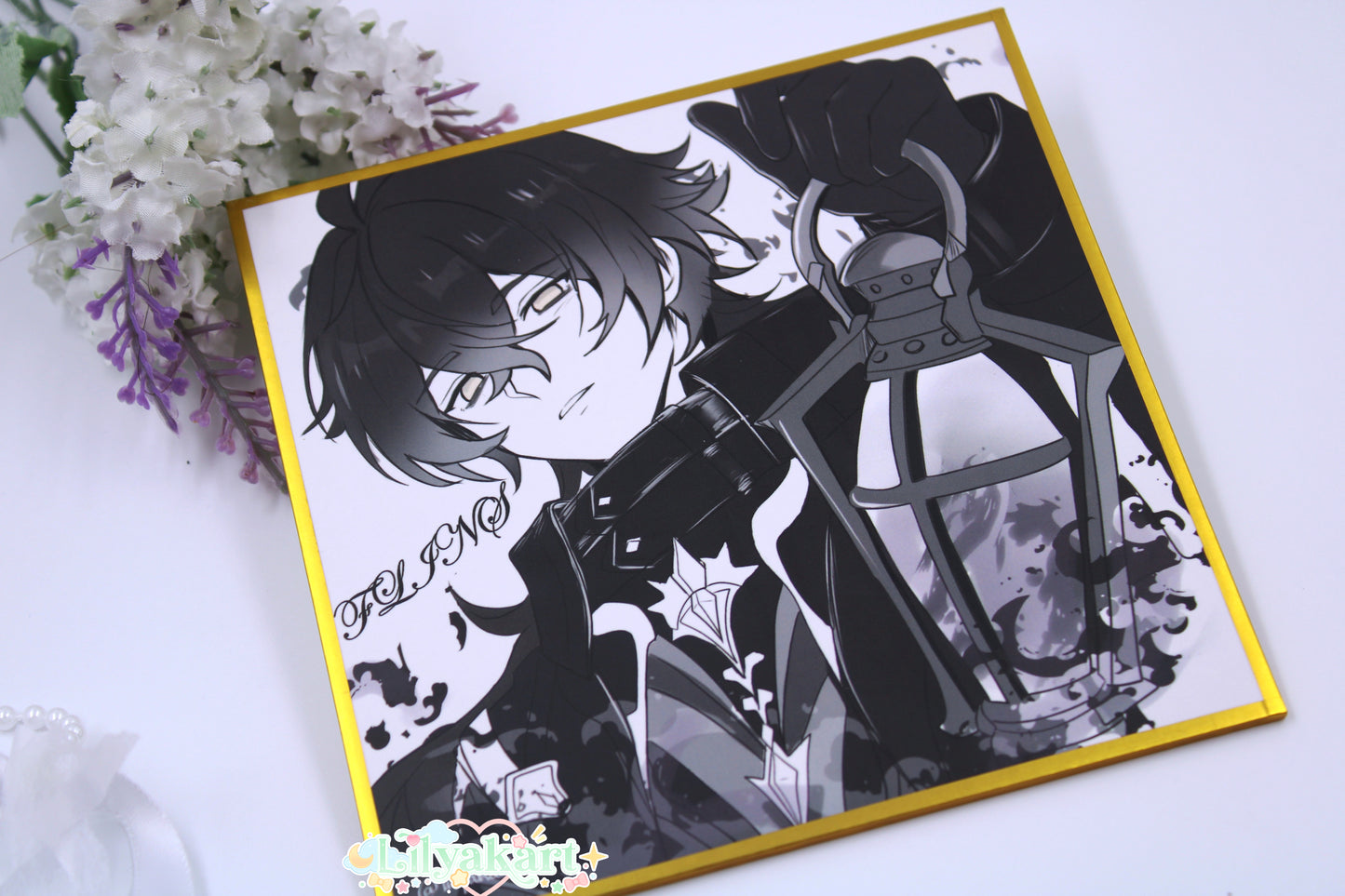 Flins, Neuvillette, Wriothesley - Genshin Impact Shikishi Print