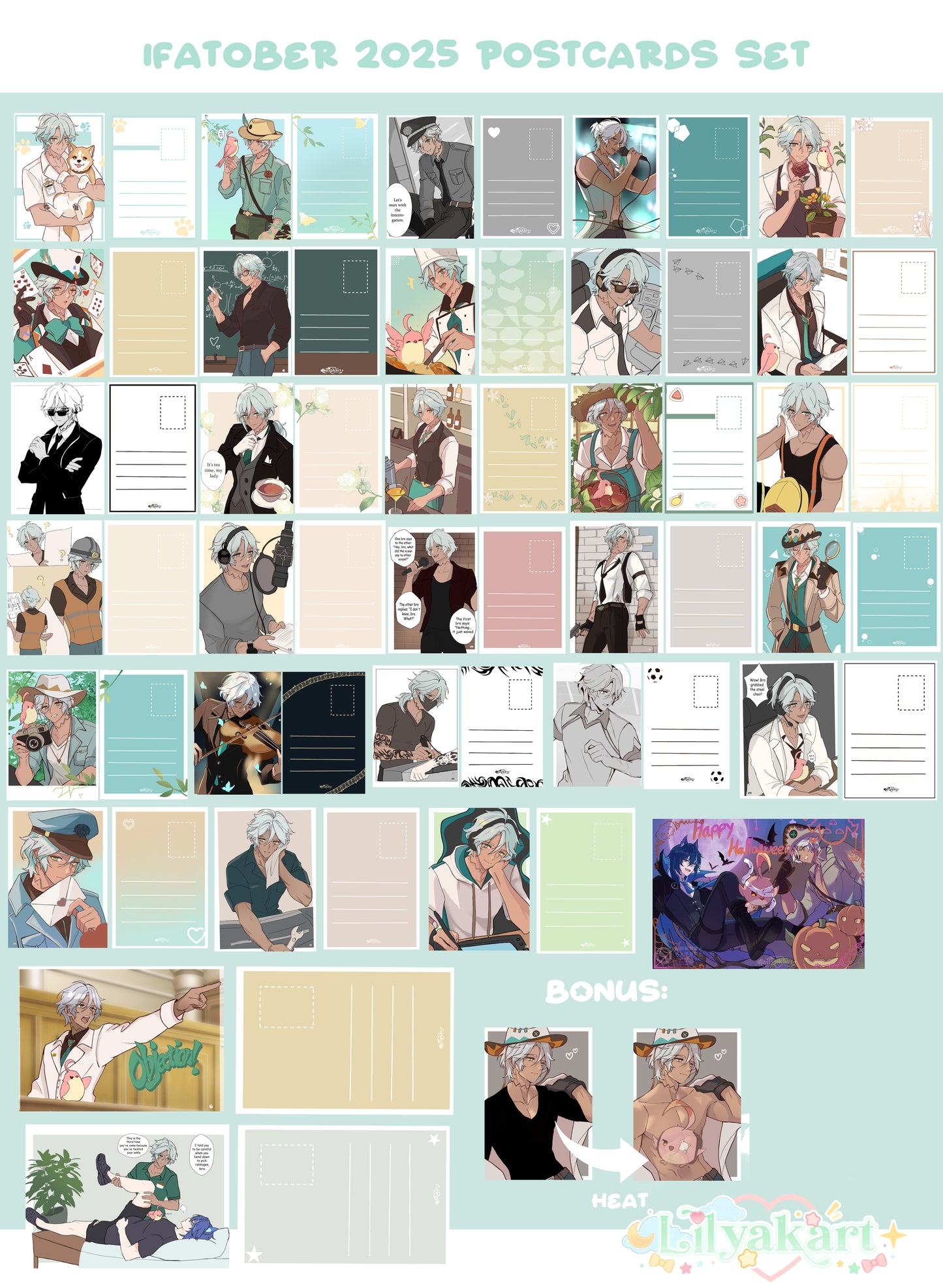 [PREORDER] Ifa postcard set - Genshin Impact