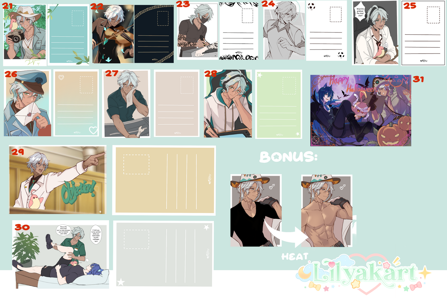 [PREORDER] Ifa postcard set - Genshin Impact