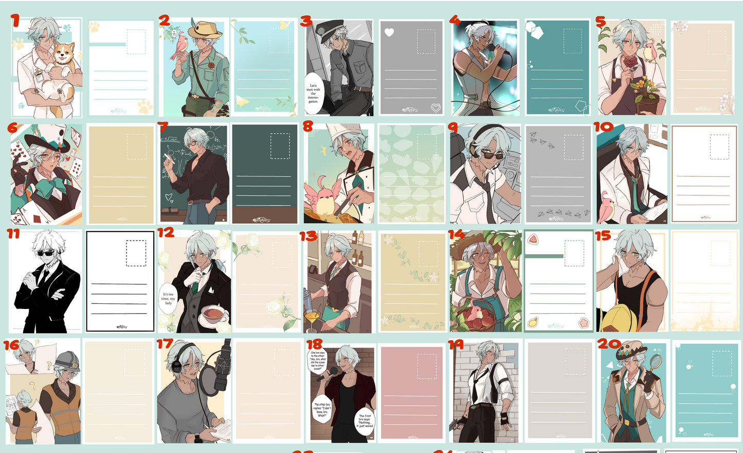 [PREORDER] Ifa postcard set - Genshin Impact