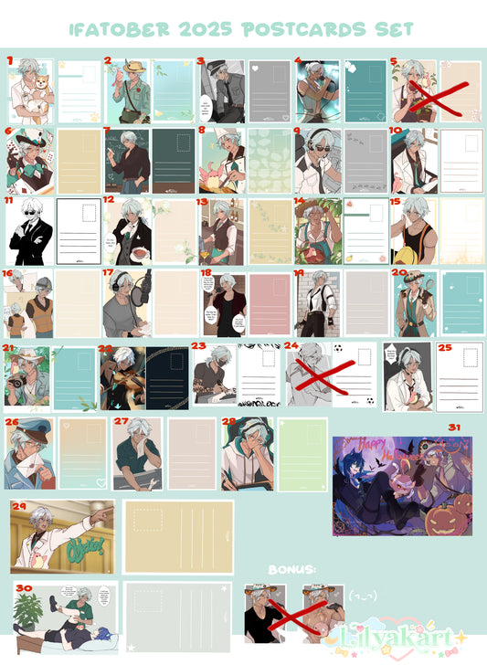Ifa postcard set - Genshin Impact