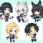 ZZZ keychains - Jane, Seth, Harumasa, Miyabi, Hugo